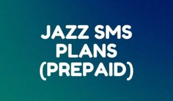 Jazz daily, weekly, and monthly SMS plans for prepaid users